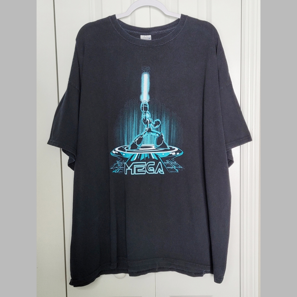 Funko Mega Man Game Black Graphic T-Shirt Mens Size 4XL